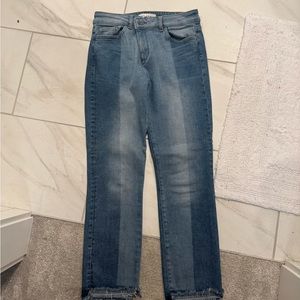 DL1961 Mara instasculpt colorblock jeans